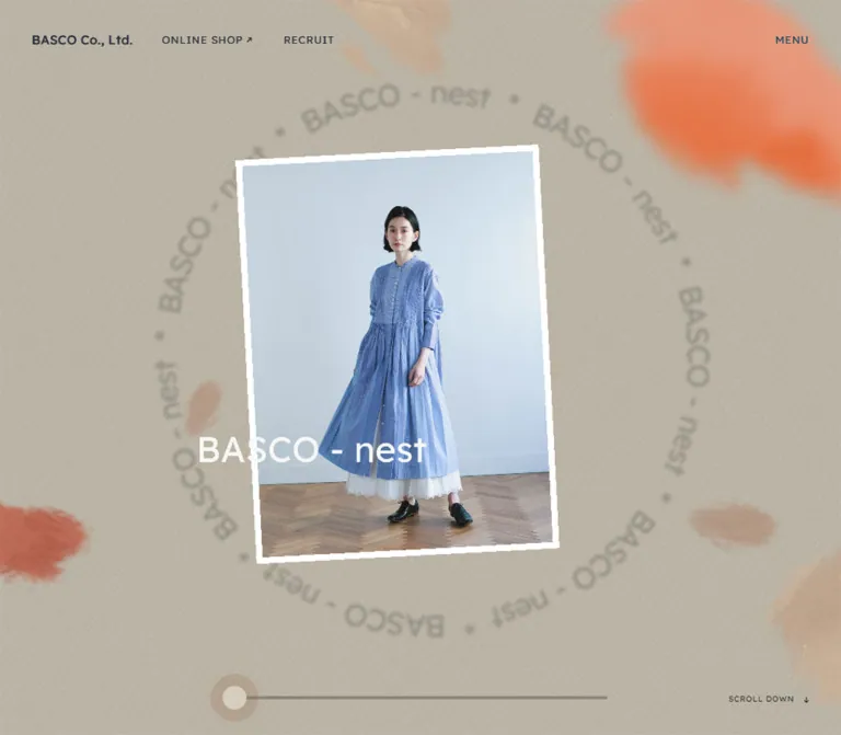 BASCO|紙の質感と装いの写真で綴る企業サイトのWebサイトプレビュー