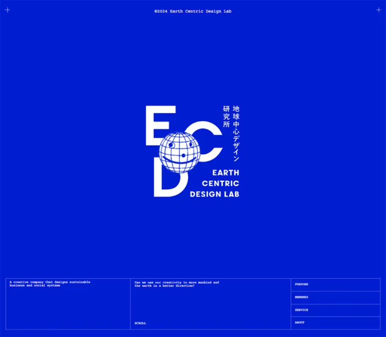 ECD|地球中心デザイン研究所のWebサイトプレビュー